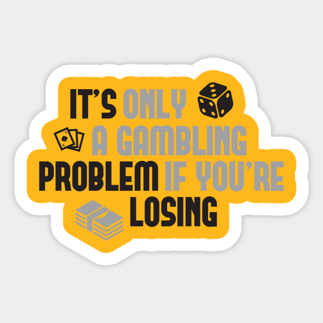 Gambling Problem Sticker by nektarinchen